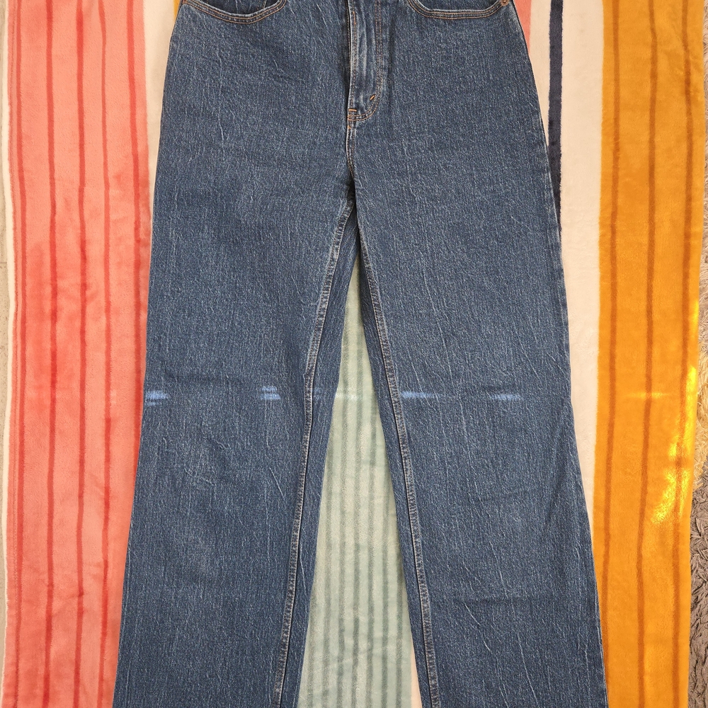 Abercrombie & Fitch Curve Love Jeans The 90s High Rise Fit Size 27L (4) Long